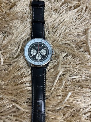 Orologio Breitling Chronograph nero e argento