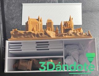 Ajedrez de Harry Potter impreso en 3D