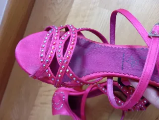 Zapatos de baile Reina con pedrería Swarovski 