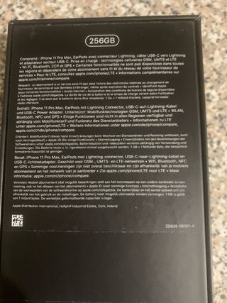 iPhone 11 Pro Max 256GB Oro/Verde