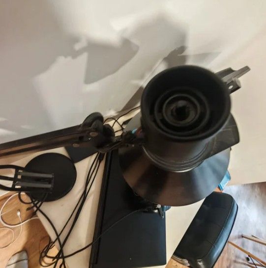 Flexo Vintage Acero Negro