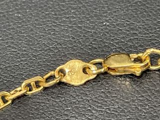 cadena oro 18k 20cm