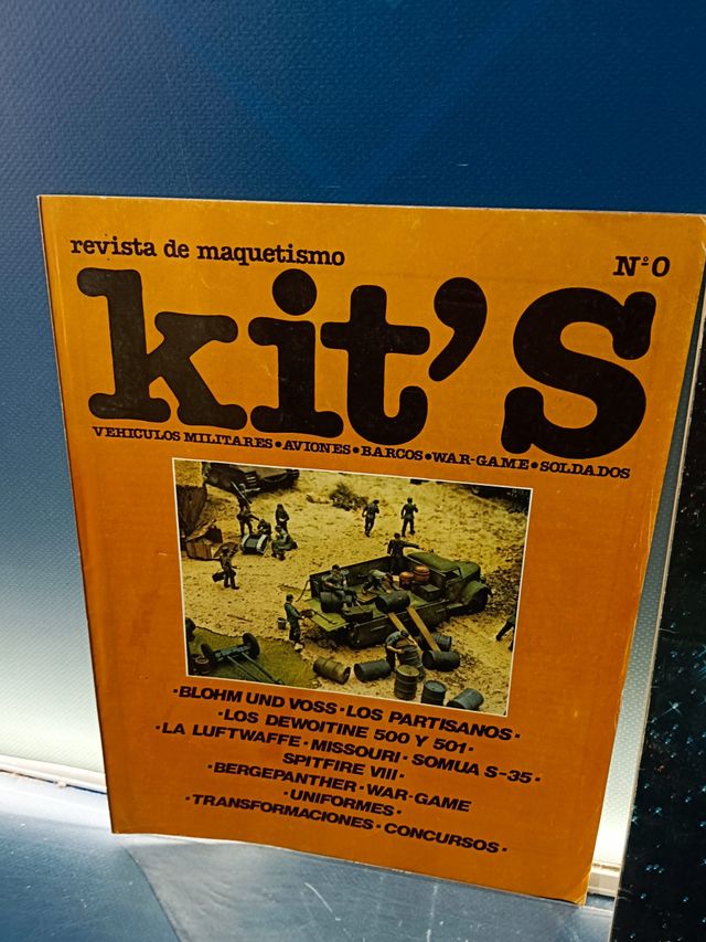 REVISTA DE MAQUETISMO KIT`S nº 0 y nº 3- año 1978