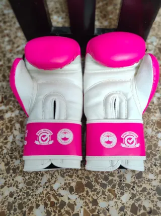 Guantes de boxeo DAN 8 oz rosa