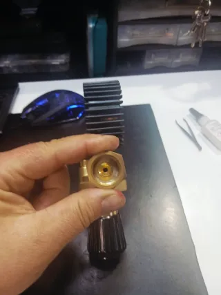 Regulador Presión Gas CO2 Manómetro Latón