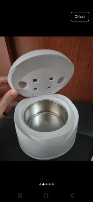 Piccola lavatrice a ultrasuoni