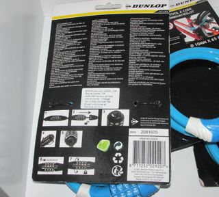 4 x Combination Lock/ Cadeado com Código, Dunlop