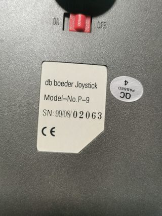 Joystick vintage Boeder model P-9, para pc