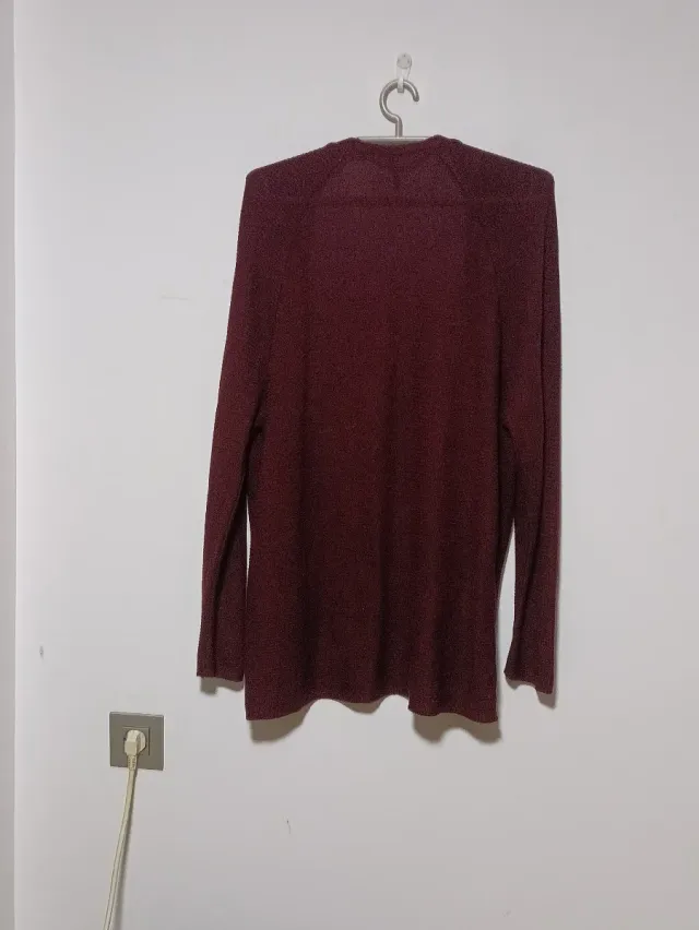 Cárdigan abierto mujer rojo