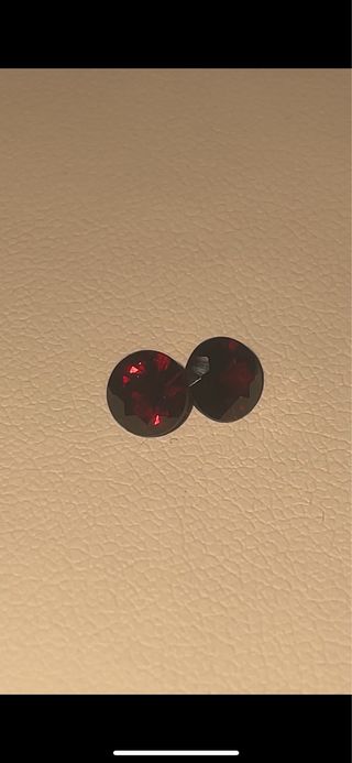 2 Granates Rodolita 0.55cts c/u