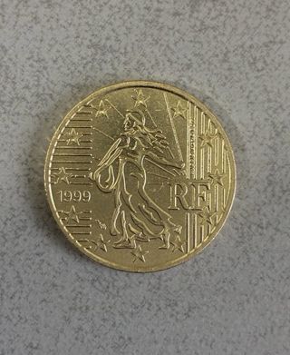 50 céntimos Francia 1999, 2000, 2001 y otras