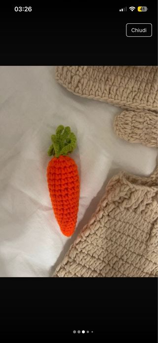 Set foto coniglio neonato 0-3m