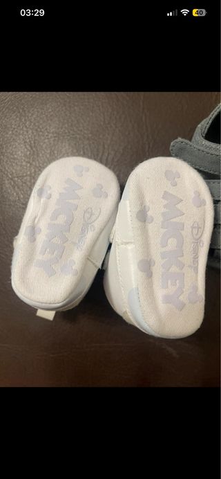 Scarpine Mickey Mouse 0-3m + Sandalo 3-6m