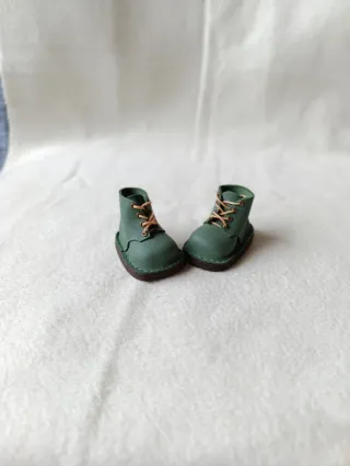 Scarpe Paola Reina in vera pelle verde