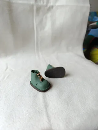 Scarpe Paola Reina in vera pelle verde