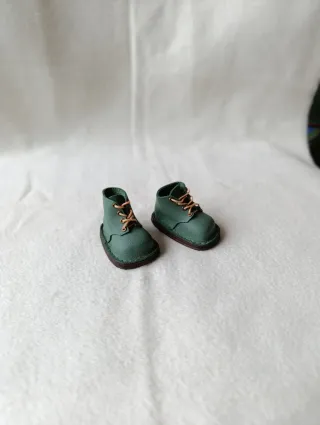 Scarpe Paola Reina in vera pelle verde