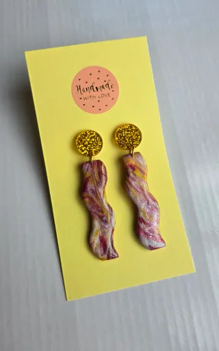 Pendientes largos fiesta