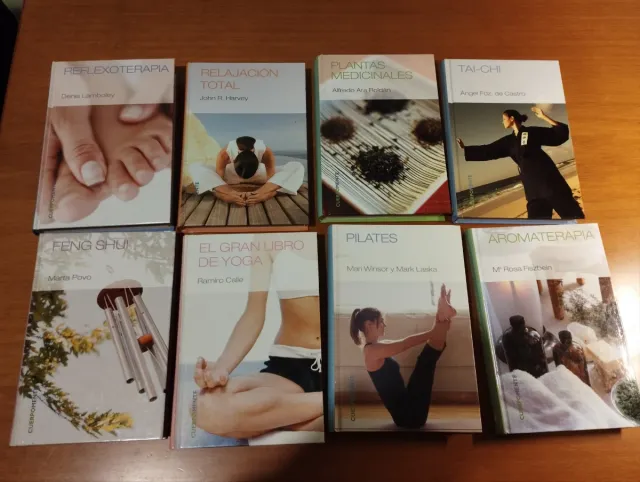 Colección cuerpomete libros de salud y bienestar.