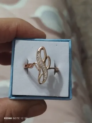 Anillo Oro Laminado 585 Motivos Musicales