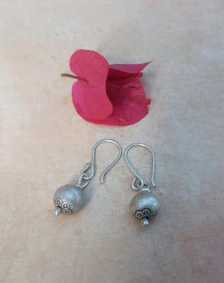 Pendientes de plata.
