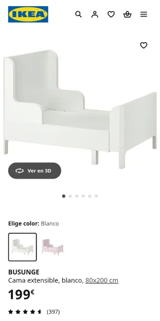 Cama extensible Busunge 80x200