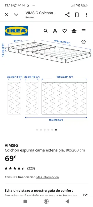 Cama extensible Busunge 80x200