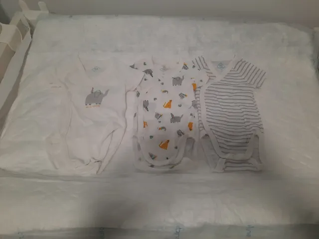 Pack 3 Bodys Bebé Manga Corta