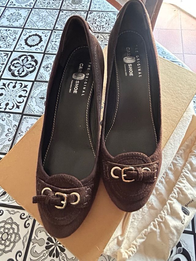 Scarpe CARSHOE camoscio marrone tg.38