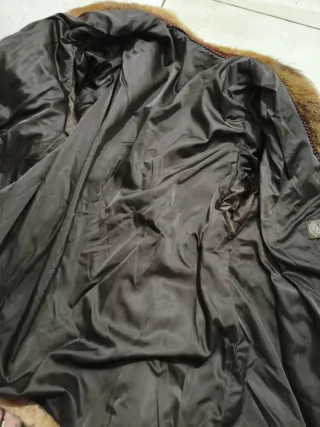 Chaquetón de zorro y piel