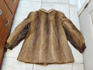 Chaquetón de zorro y piel