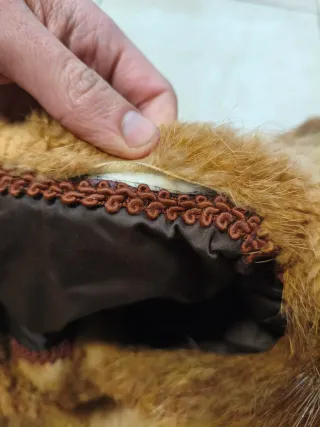 Chaquetón de zorro y piel