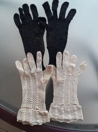 Guantes de crochet artesanales