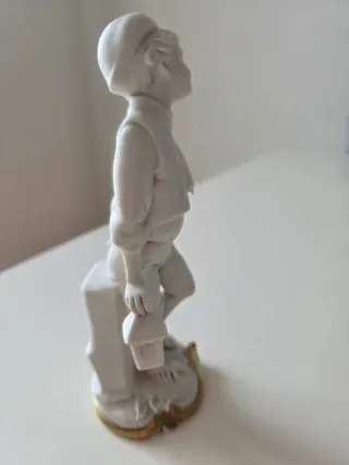 Figura biscuit Giovanni Barbetta niño farol