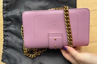 Borsa Pinko Love Birds Oro Rosa