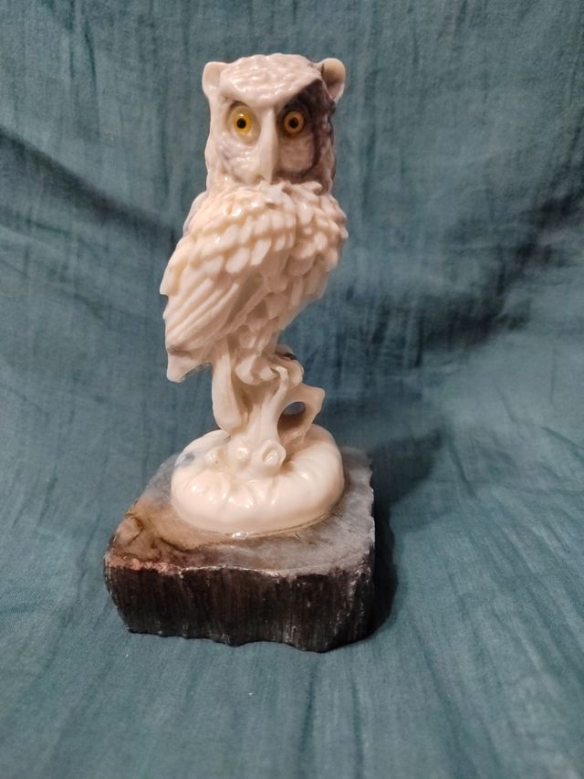 Estátua de Coruja Vintage