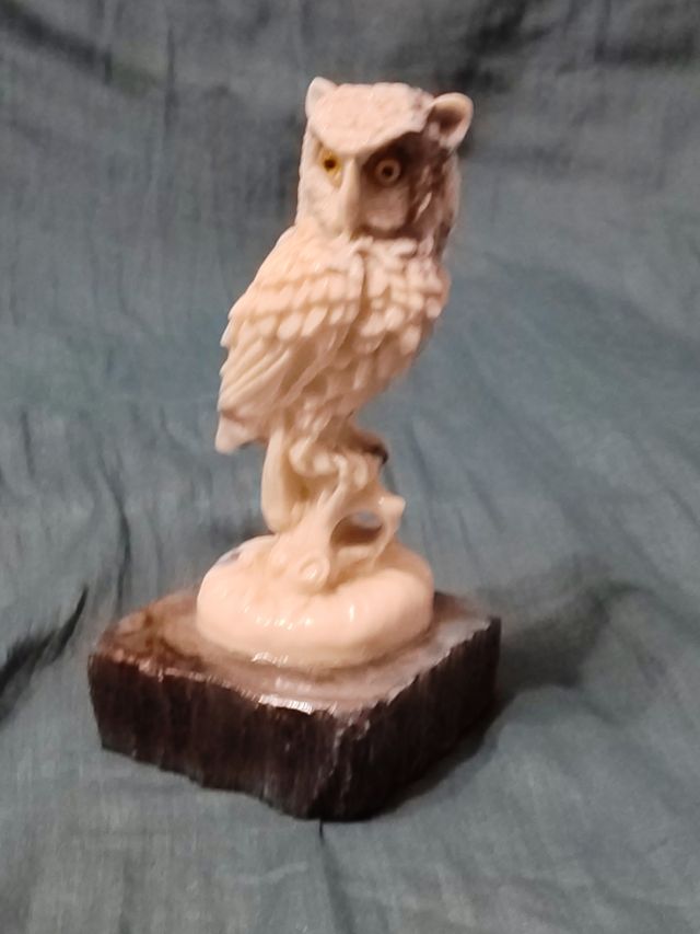 Estátua de Coruja Vintage