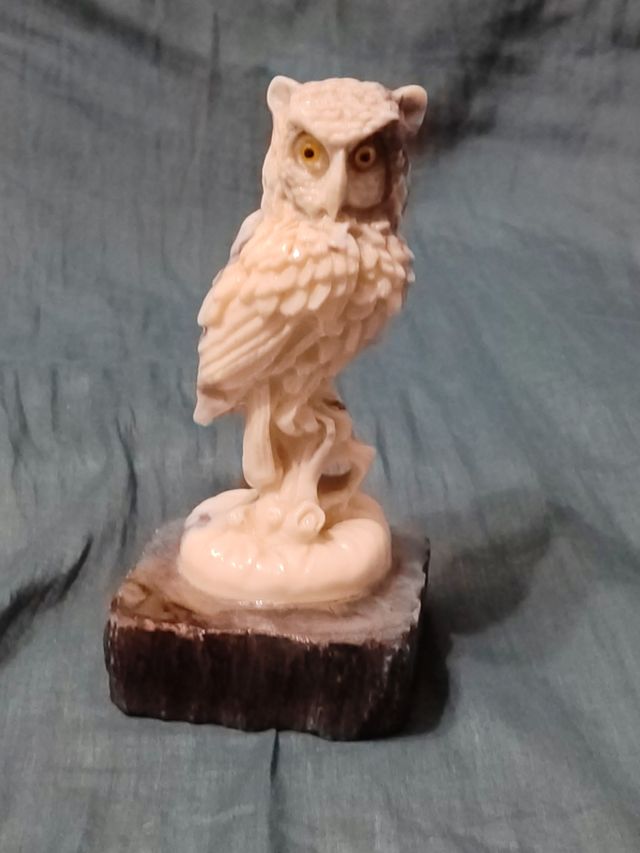 Estátua de Coruja Vintage