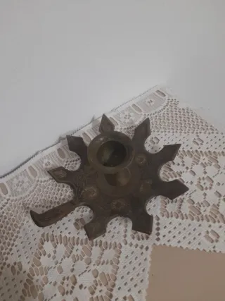 Portacandela in ottone