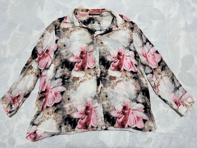 Blusa Cashew Flowr Estampada Multicolor