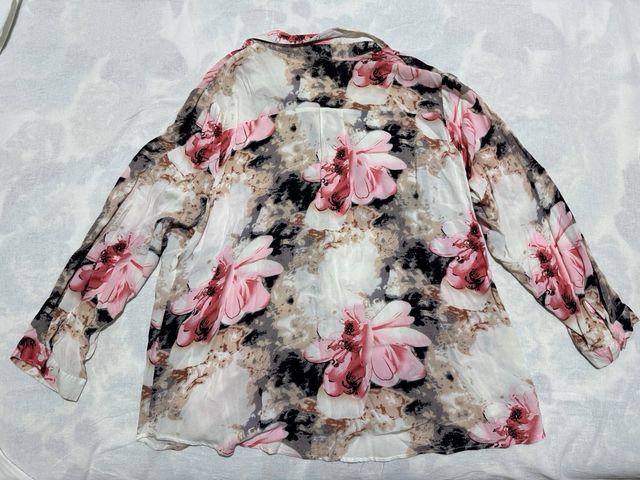 Blusa Cashew Flowr Estampada Multicolor