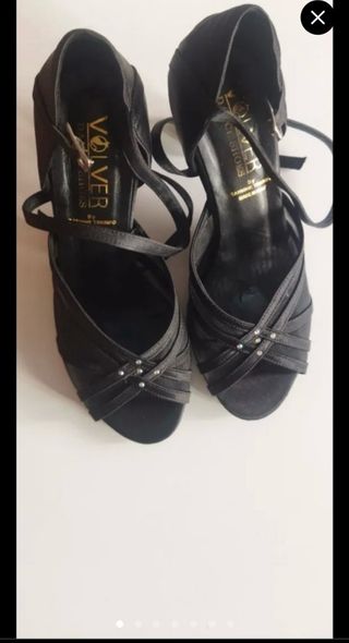Zapatos de baile  ( salsa) Volver negros