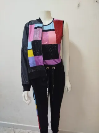 Tuta elegante donna multicolor