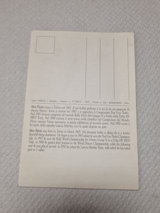 Set 3 cartoline piloti Martini Racing