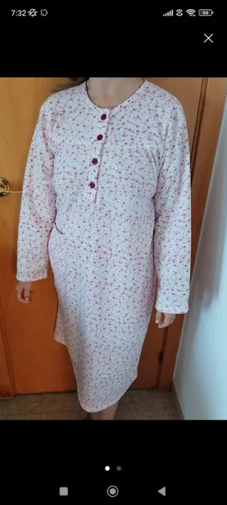 Camisón estampado floral