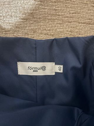 Vestido corto azul de fiesta