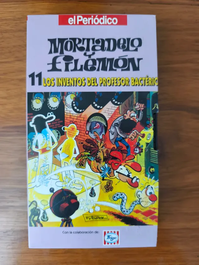 VHS Mortadelo e Filemón 11: Le invenzioni del Prof.