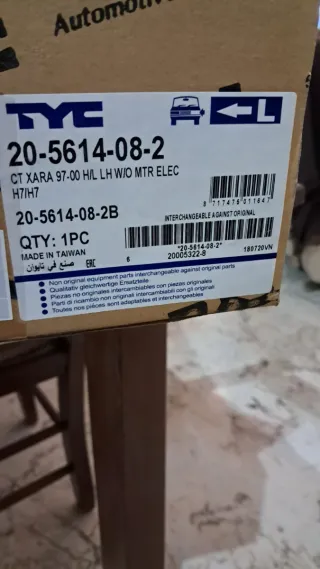 2 Faros Delanteros Citroen Xsara