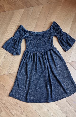 Abito Subdued elasticizzato nero/argento tg S