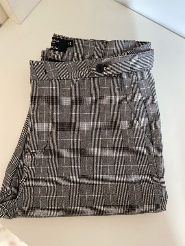 Pantaloni a quadri taglia 46