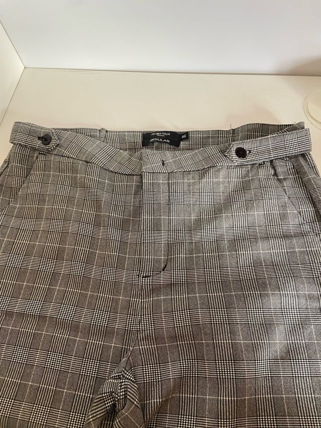 Pantaloni a quadri taglia 46